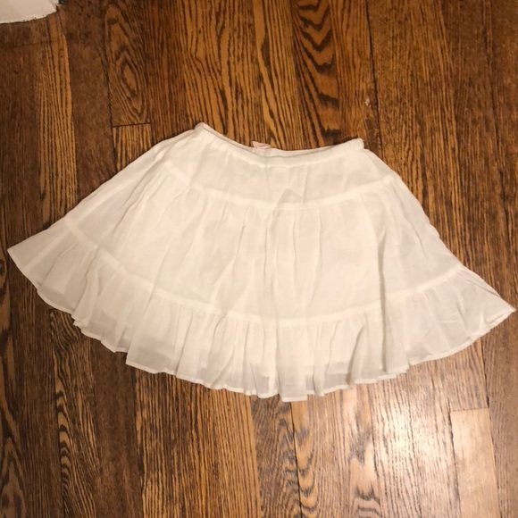 Girls linen Jcrew/crewcuts skirt - Picture 2 of 3